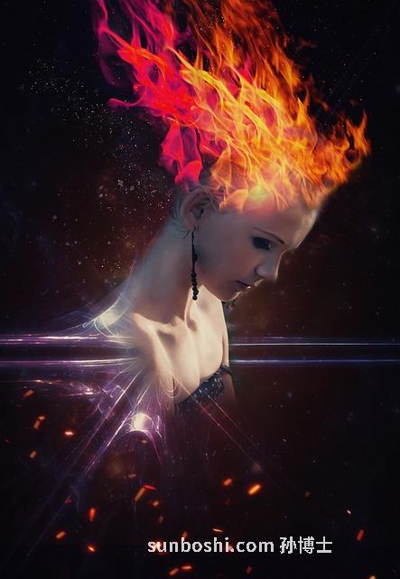 夢見頭發著火了-夢見別人頭發著火了-夢見自己頭發著火